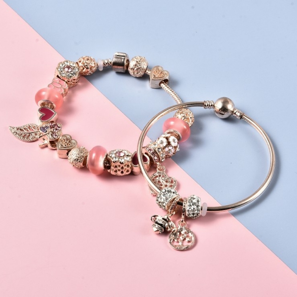 NWT Australian Crystal Charm & Bangle Bracelets